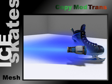 Mesh rocket ice skates