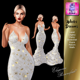 dirty kitten Winter Dreams Gown with Sparkles!