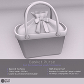onyx.pixel - Full Permissions Basket Purse