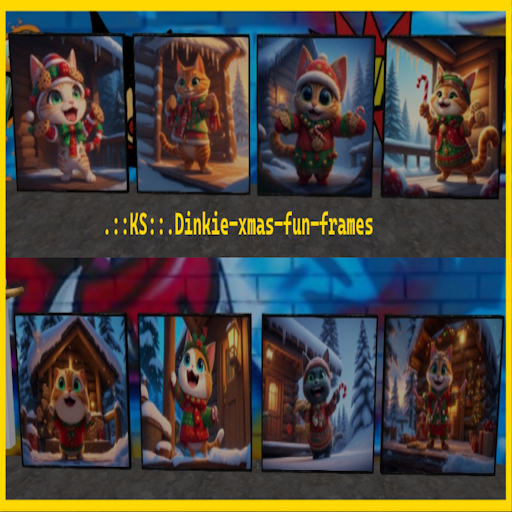 .::KS::.dinkie-xmas-fun-frames-8-pack