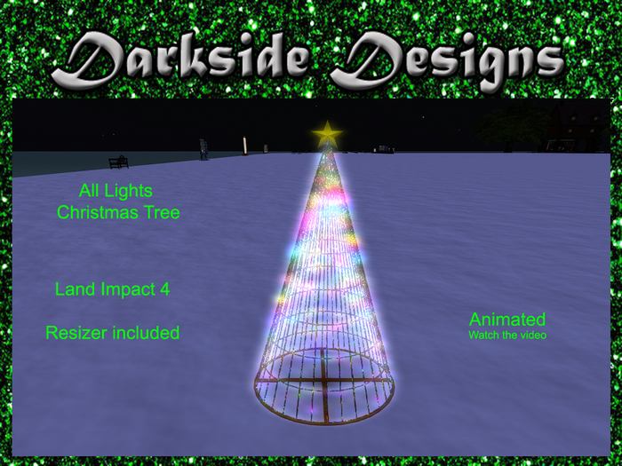 All Lights Christmas Tree