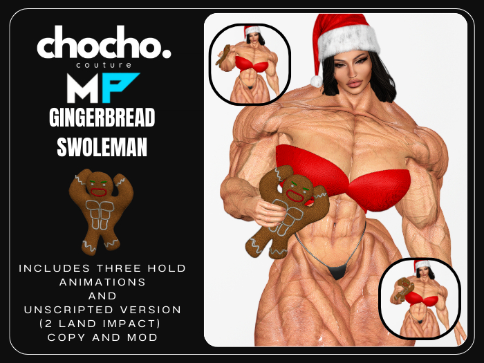 Chocho x MidnightPower - Gingerbread Swoleman