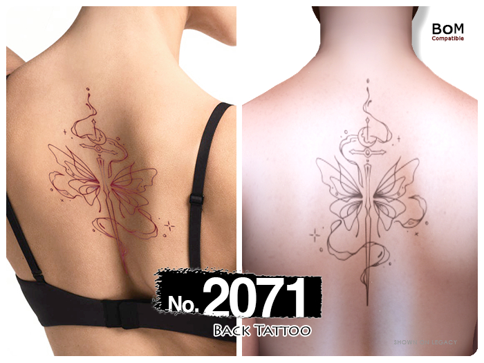 (Back Tattoo) No.2071