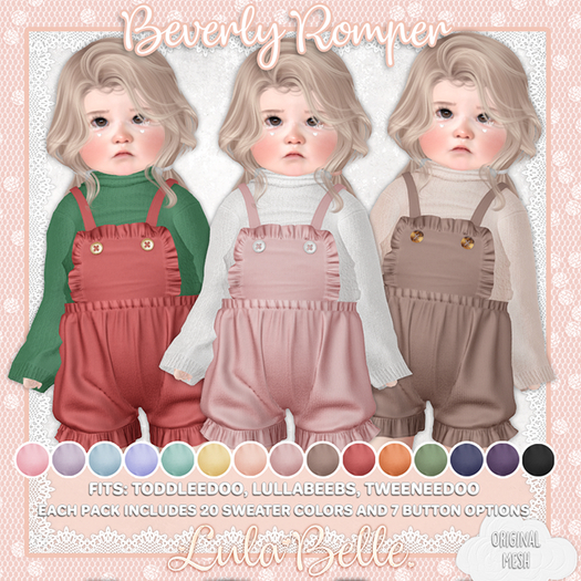 {Lula Belle} Beverly Romper - FATPACK {boxed}