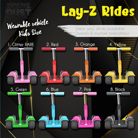 1DUST: Lay-Z Ride GLITTER [GROWN] [add] RARE