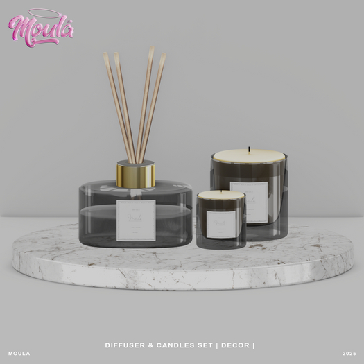Moula. - Diffuser & Candles set - *Gift set*