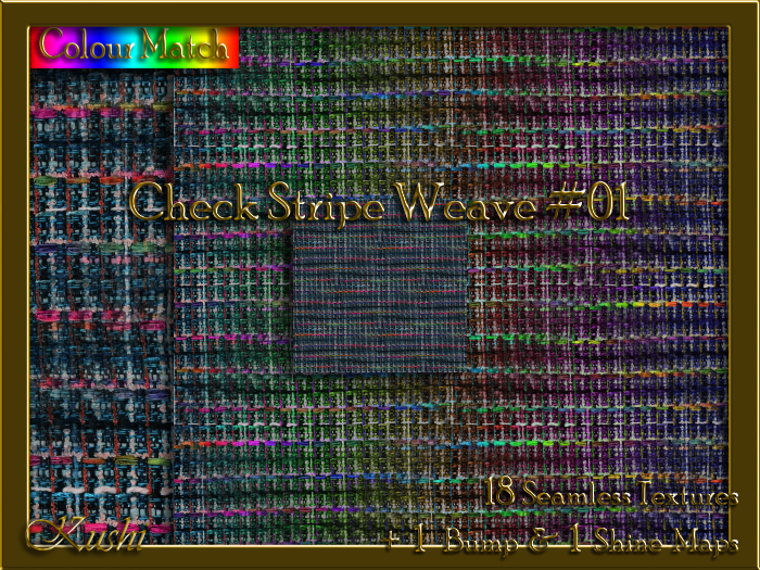 Check Stripe Weave #01 Texture Pack