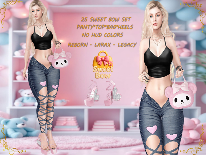 25 Sweet Bow Set