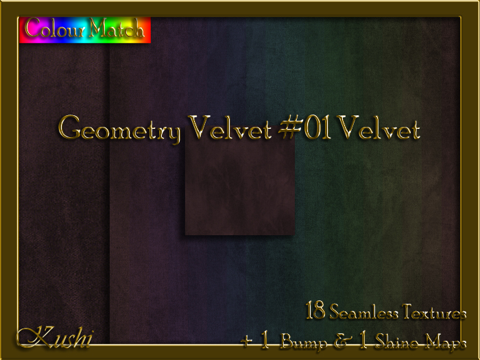 Geometry Velvet #01 VELVET Texture Pack
