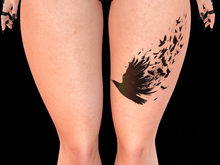 Ravenstone - 2K Crow Goth Tattoo BOM T39 Thigh L