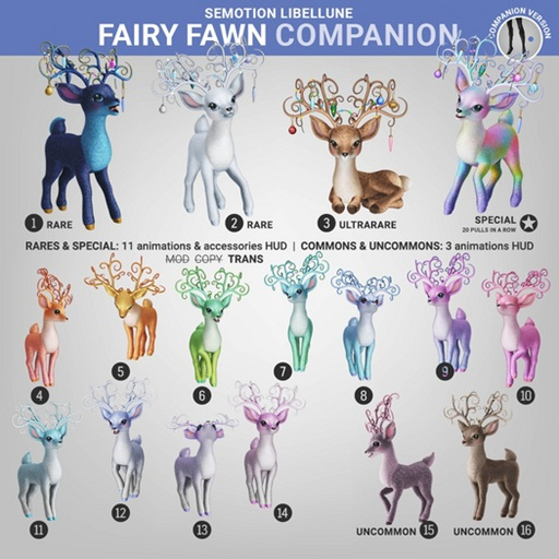 SEmotion Libellune Fairy Fawn Companion COMMON 10