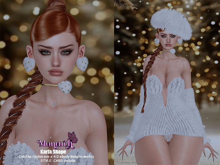 * MONARCH * Karla Shape Lelutka Ceylon EvoX 4.0