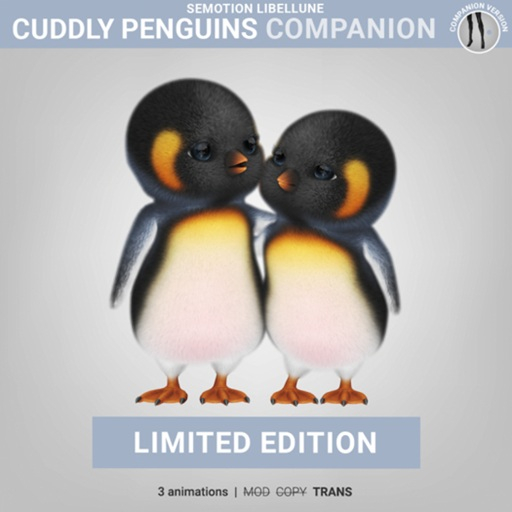 SEmotion Libellune Cuddle Penguins Companion LIMITED