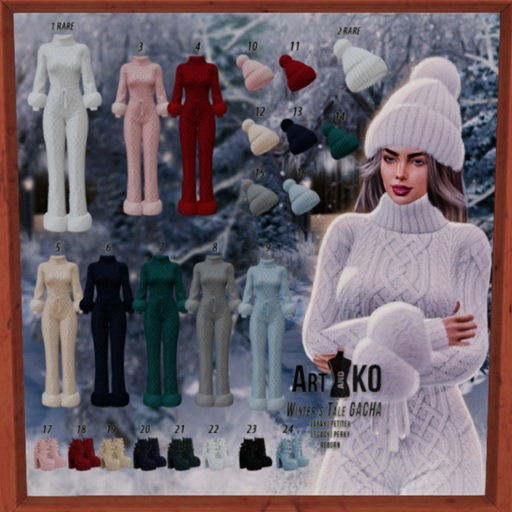 19. Art&Ko - Winter's Tale GACHA - Beige Shoes (Legacy)