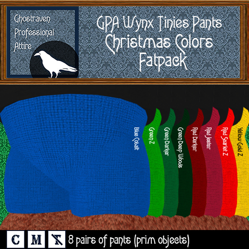 GPA Wynx Tinies Pants - Fatpack Christmas Colors