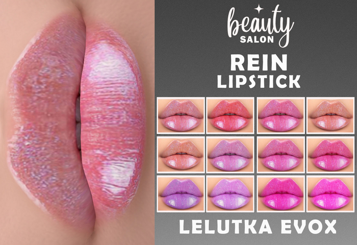 [Beauty Salon] -  Rein  Lipstick Fullpack [LELUTKA EVOX] DEMO
