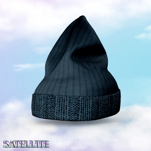 Navy Rib Winter Hat