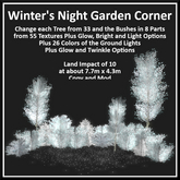 Winter's Night Garden Corner - Ever Green