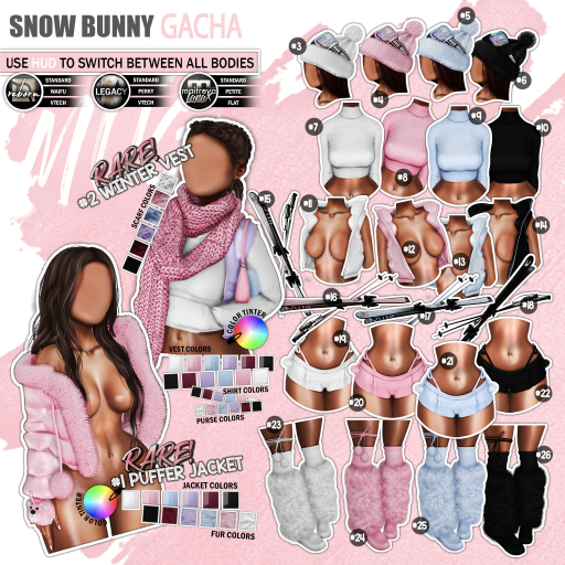 Mug - Snow Bunny - #2 Winter Vest RARE