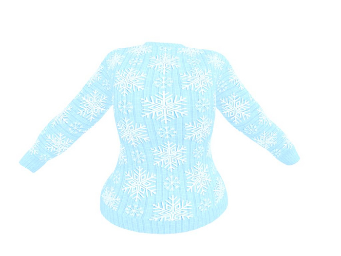 REVOLUTION - Jolly Sweater (Light Blue Snowflake)