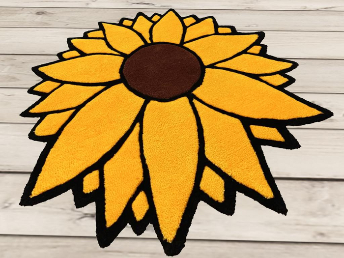 Rug- Super Sun Flower