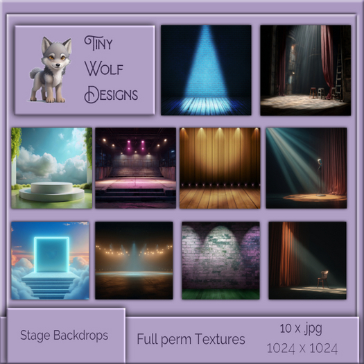 Stage Backdrops full permission textures