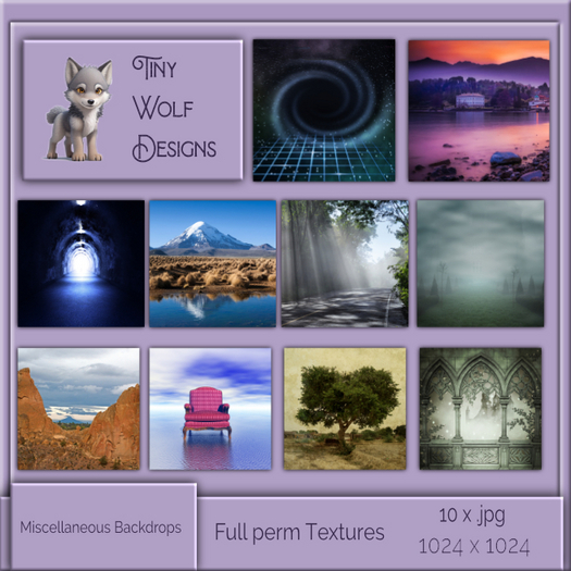 Miscellaneous Backdrops full permission textures