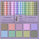 Houndstooth full permission seamless textures