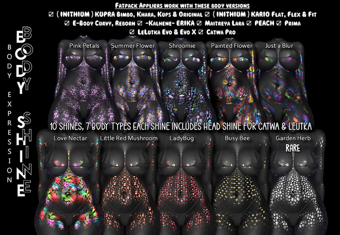!Body Expression! Pink Petals FATPACK