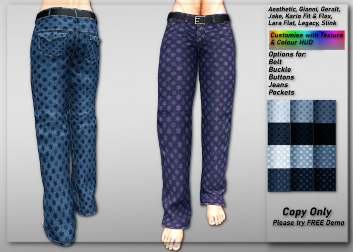 *DCDM* Joe Jeans: Snowflake Blue 