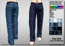 *DCDM* Joe Jeans: Merry Snowflake Blue