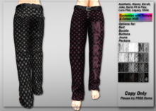 *DCDM* Joe Jeans: Merry Snowflake Black