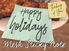 (L$10 SPECIAL) HAPPY HOLIDAYS - Thinking of You Sticky Note