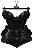 [BL] Jade corset // onyx