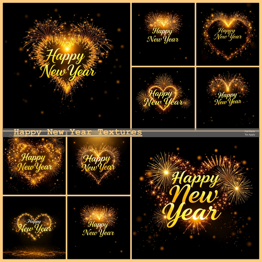 Happy New Year Textures