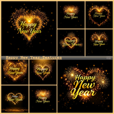 Happy New Year Textures