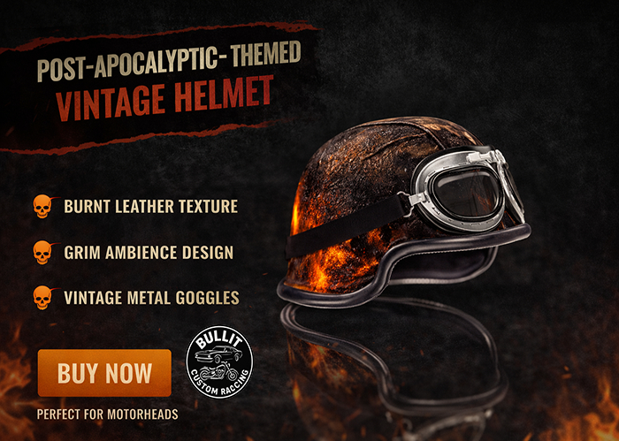 B.C.R. Old Style Helmet 