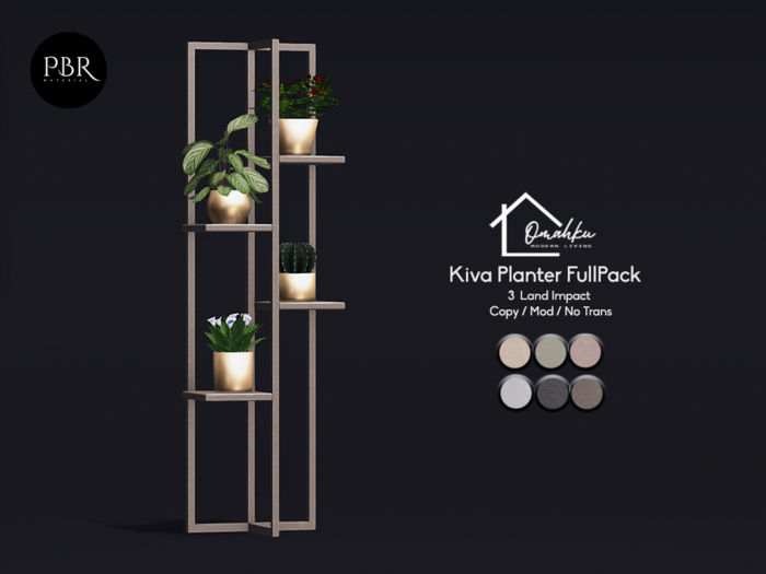 OMAHKU - Kiva Planter FullPack  