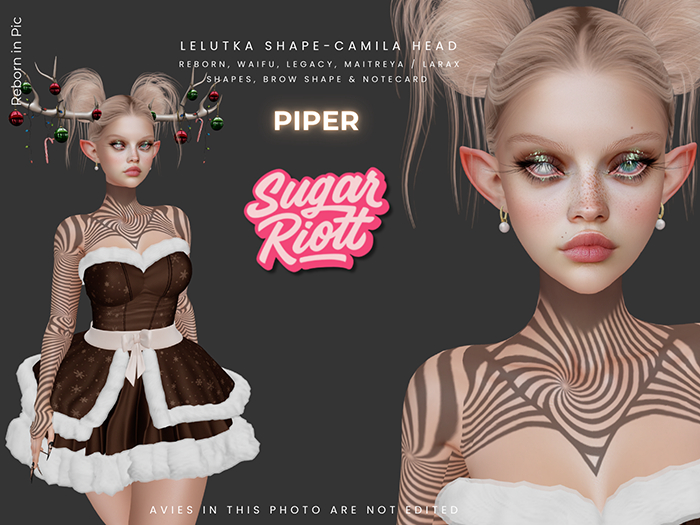 *Sugar Riott* Piper Shape-Lelutka Camila