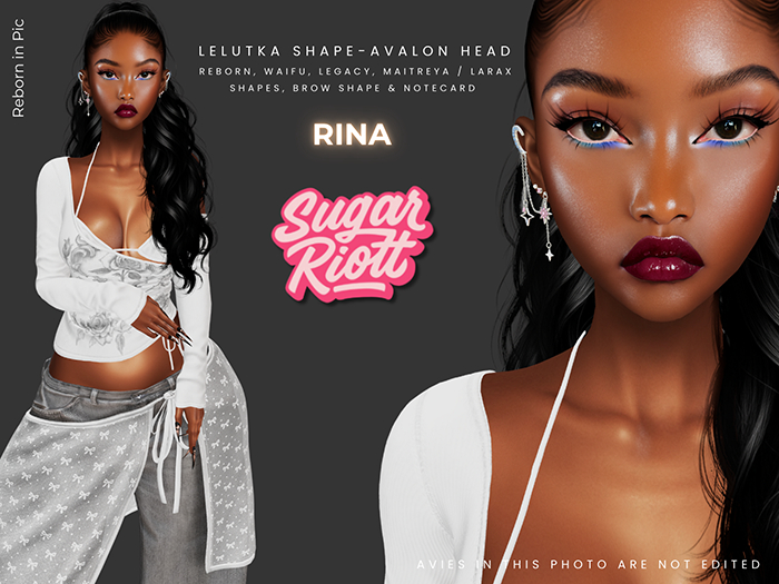 *Sugar Riott* Rina Shape-Lelutka Avalon Head