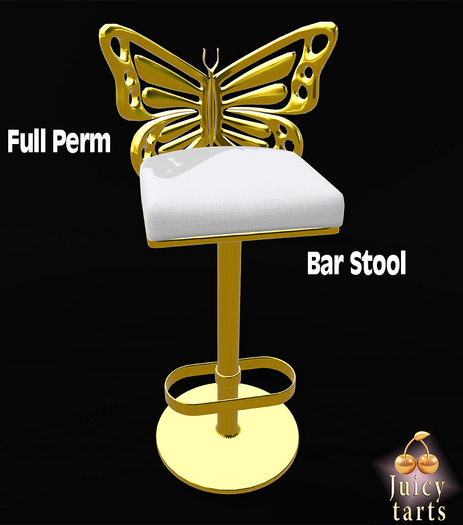 Butterfly Bar Stool - Full Perm 