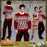 *Goddess* Yuleo Holiday Outfit -Red