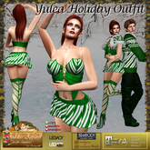*Goddess* Yulea Holiday Outfit -Green