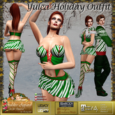 *Goddess* Yulea Holiday Outfit -Green Red