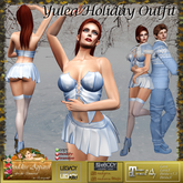 *Goddess* Yulea Holiday Outfit -Ice Blue