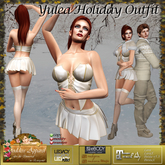 *Goddess* Yulea Holiday Outfit -Ice Gold