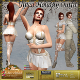 *Goddess* Yulea Holiday Outfit -Ice Gold Snow