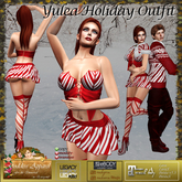 *Goddess* Yulea Holiday Outfit -Red