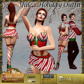 *Goddess* Yulea Holiday Outfit -Red Green
