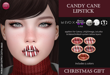 Izzie's - Candy Cane Lipstick (Christmas Gift)